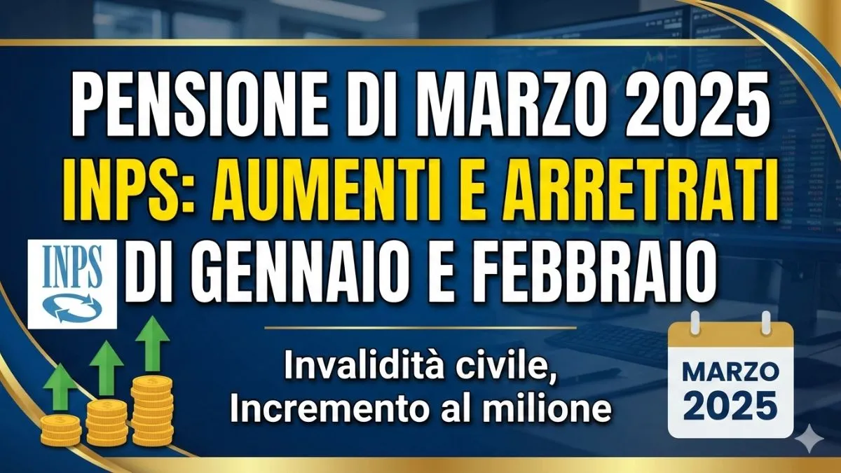 Pensione di Marzo 2025 INPS